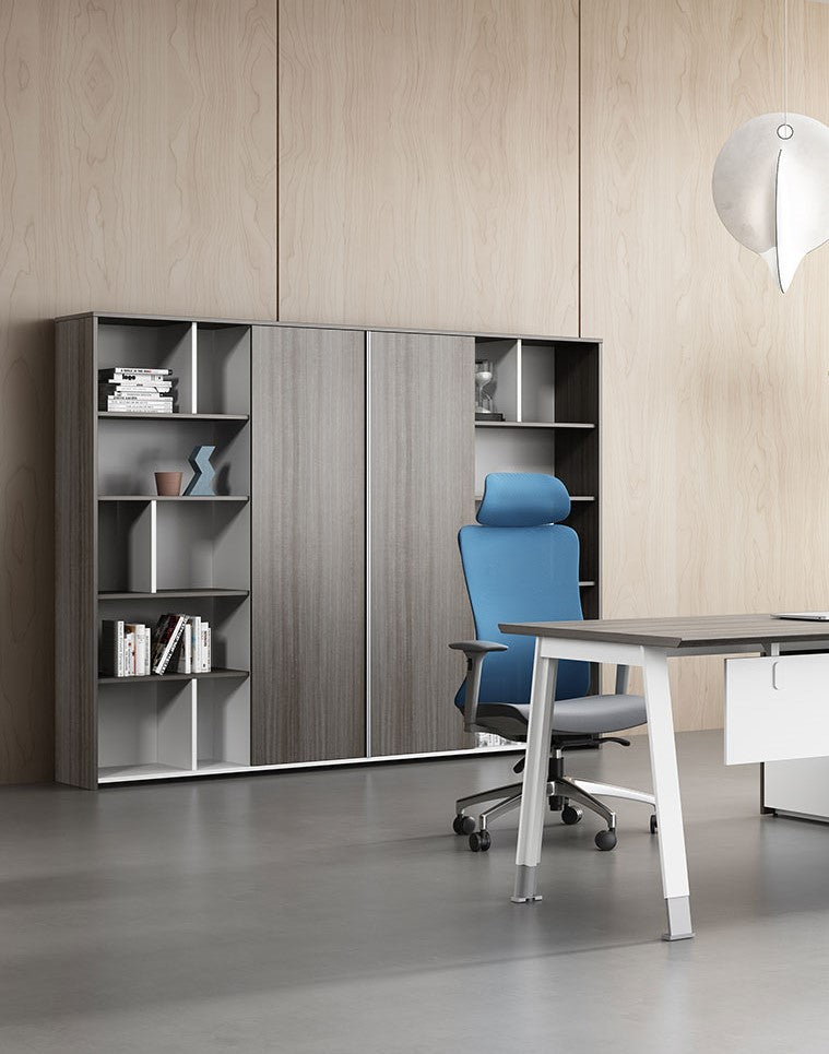 Escritorio Noqi Base Inclinada 120 x 60 cm Madera c/Faldón c/Tapa Abatible