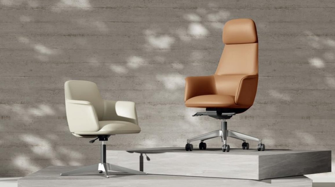 Silla Amy Eco Cuero Marrón