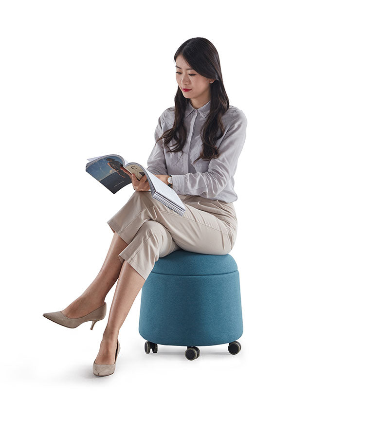 Pouf Yoco con Ruedas y Almacenamiento