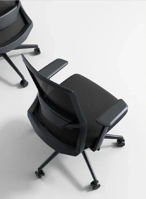 Silla de oficina ergonómica Polestar negra