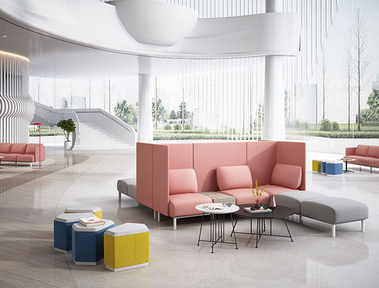 Sofa Lancy 3 Modulos Color Rosa