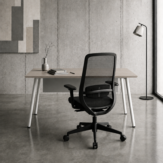 Combo Silla Axis + Escritorio Nora 140 x 70 cm