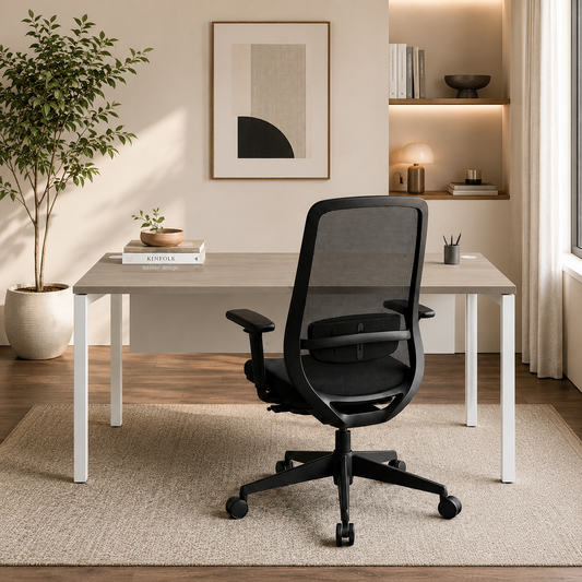 Combo Silla Axis + Escritorio Cadi 140 x 80 cm