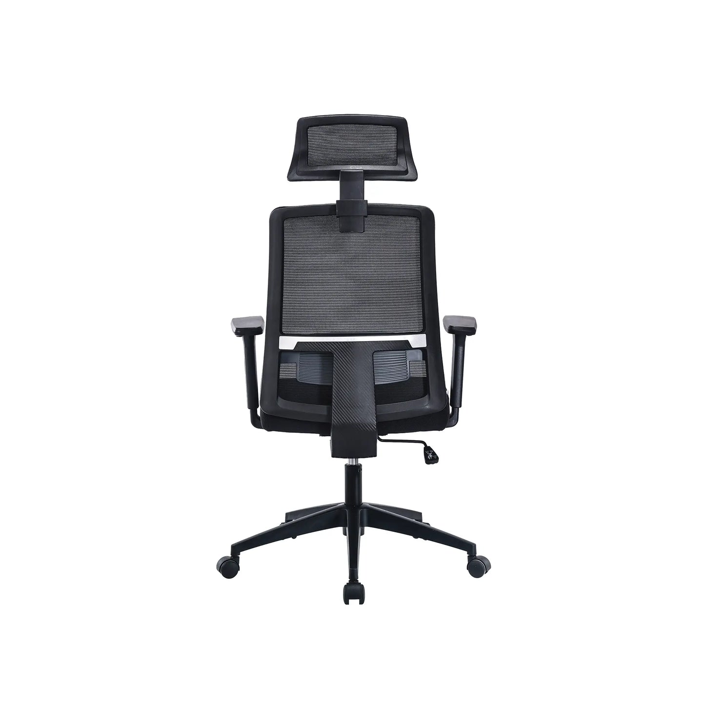 Silla de oficina ergonómica Apta negra con apoyacabeza