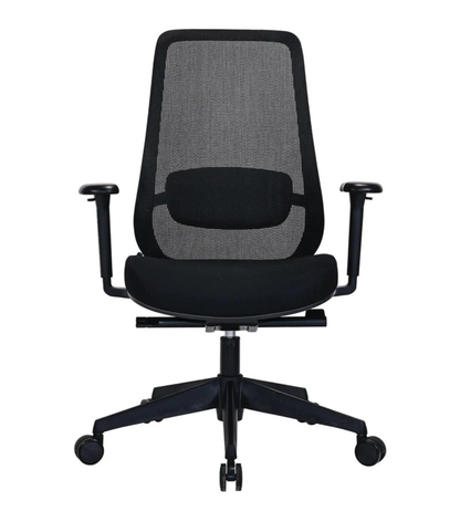 Silla de oficina ergonómica Axis negra