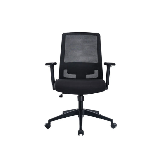 Silla de oficina ergonómica Apta negra