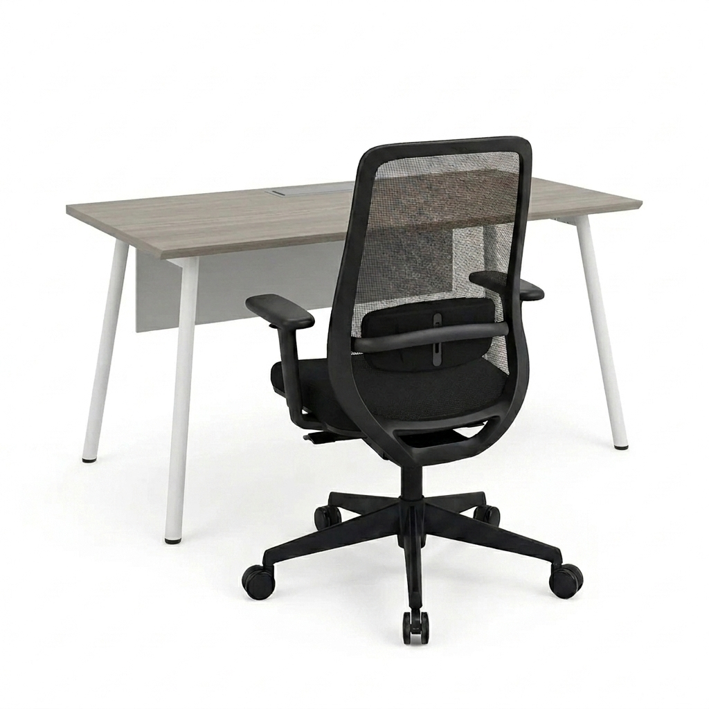 Silla Axis + Escritorio Nora 140 x 70 cm
