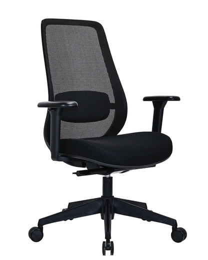 Silla de oficina ergonómica Axis negra