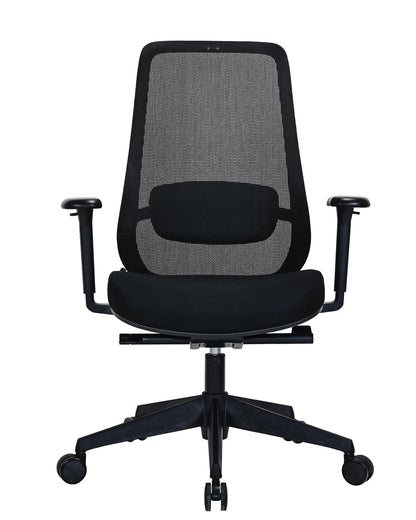 Silla de oficina ergonómica Axis negra