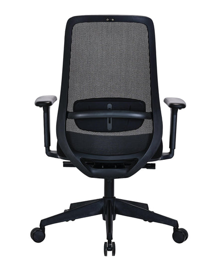 Silla de oficina ergonómica Axis negra