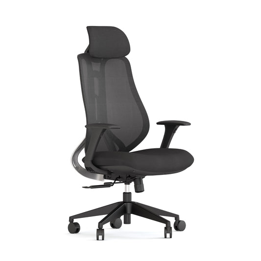 Silla de oficina ergonómica X2 negra con apoyacabeza